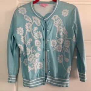 Lilly Pulitzer XS Light Blue Bird Sweater